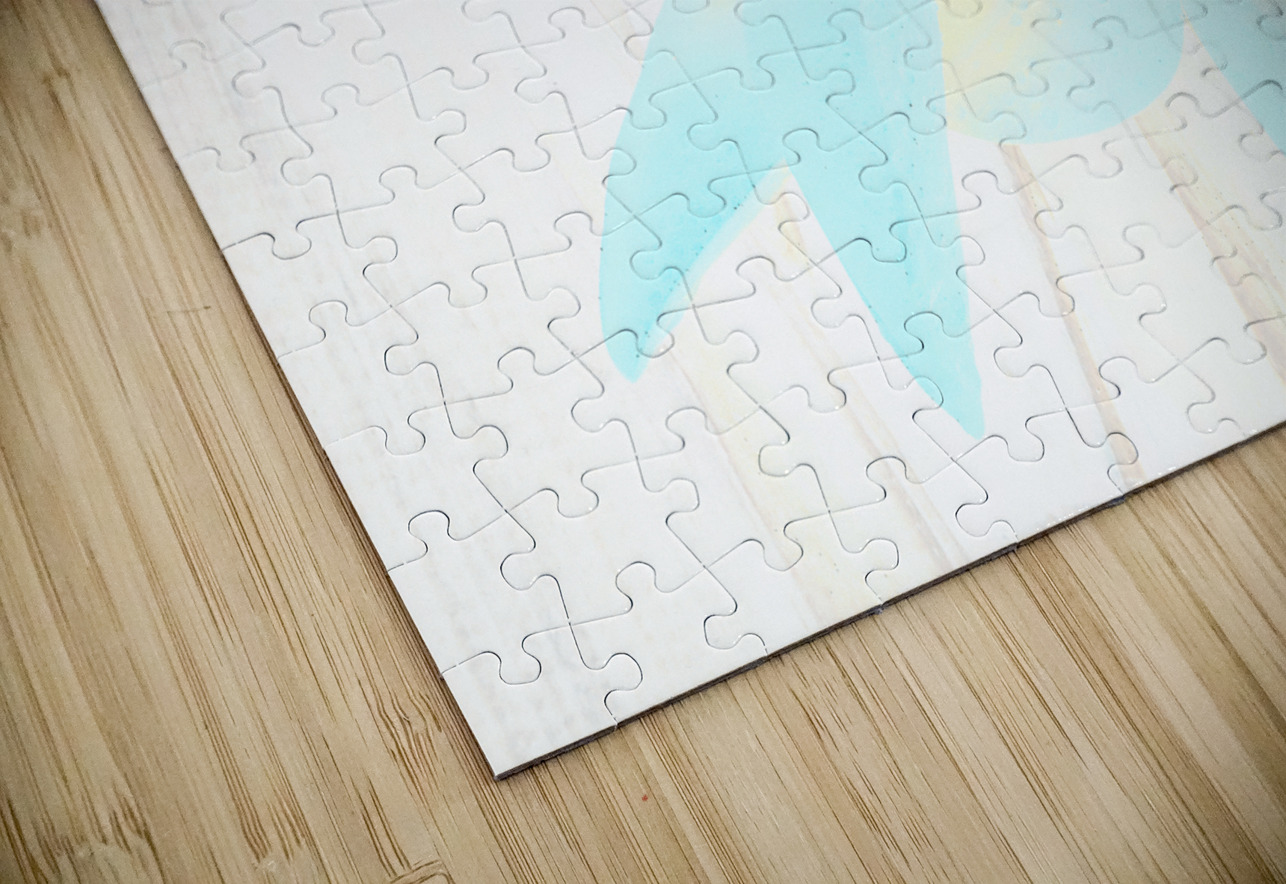 Abstract  Distressed Trio of Lime Lilies Catriona Roberts Nature Photography and Designs Puzzle