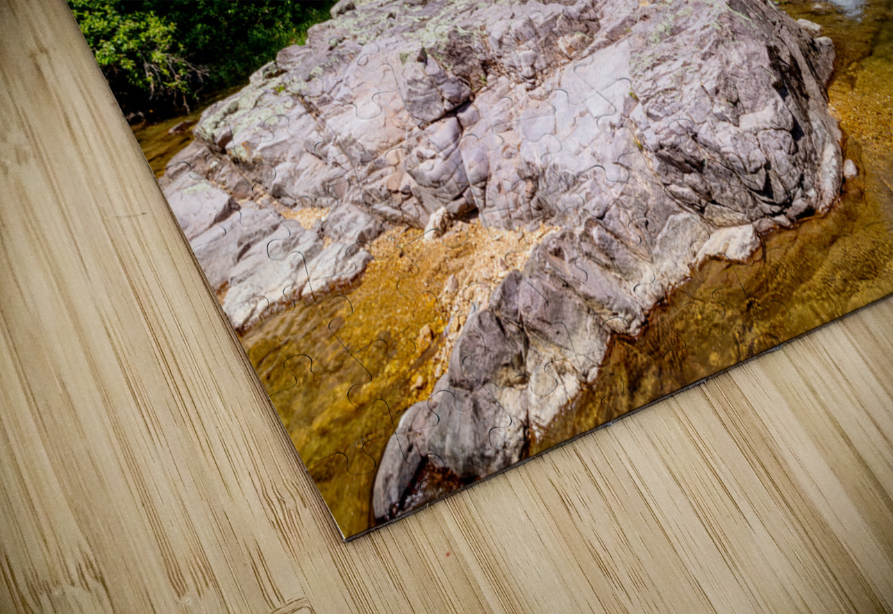 Rocky Creek And Rhyolite Rocks Jennifer White Puzzle