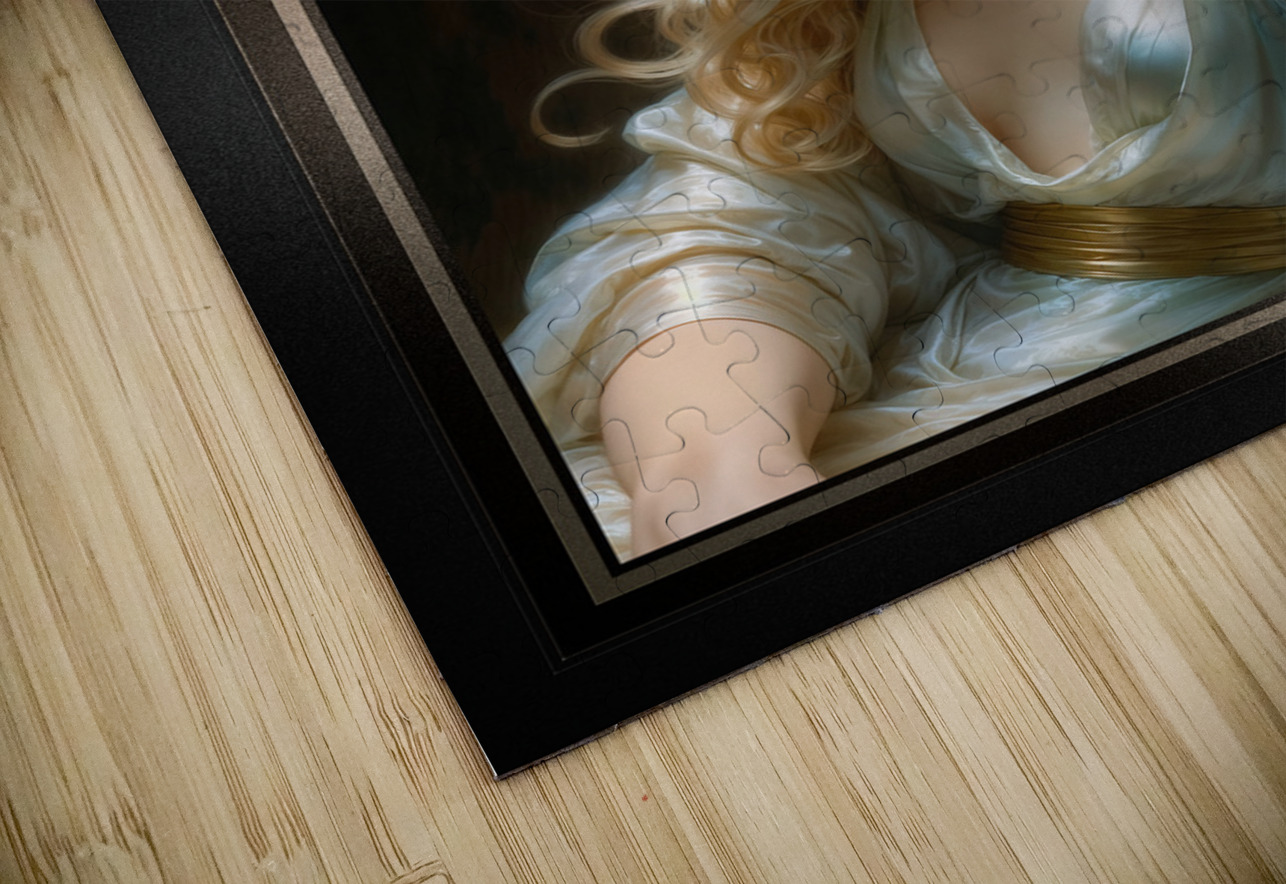 Her Graceful Beauty AI Concept Art Alluring Portrait by Xzendor7 xzendor7 Puzzle