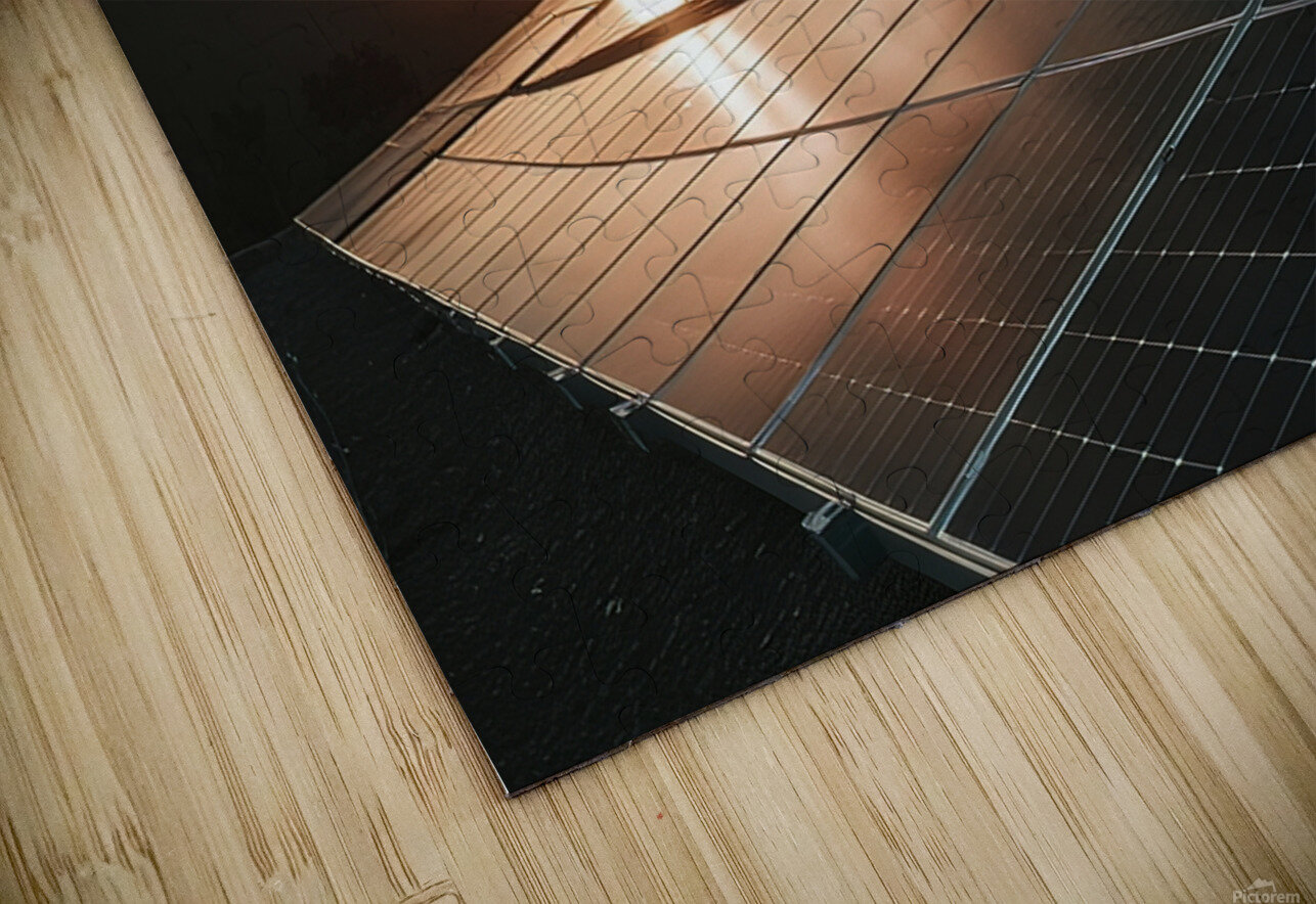 view of a solar photovoltaic cell panels under su juverdeanu Puzzle