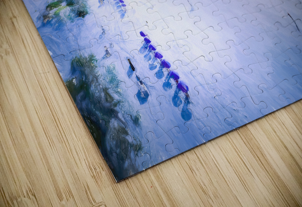 Royal Blue Beach Umbrellas  Norma Brandsberg Photography Puzzle