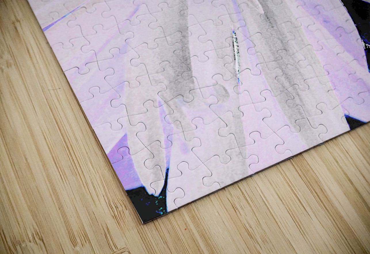 Abstract Daisy Flower in White Catriona Roberts Nature Photography and Designs Puzzle