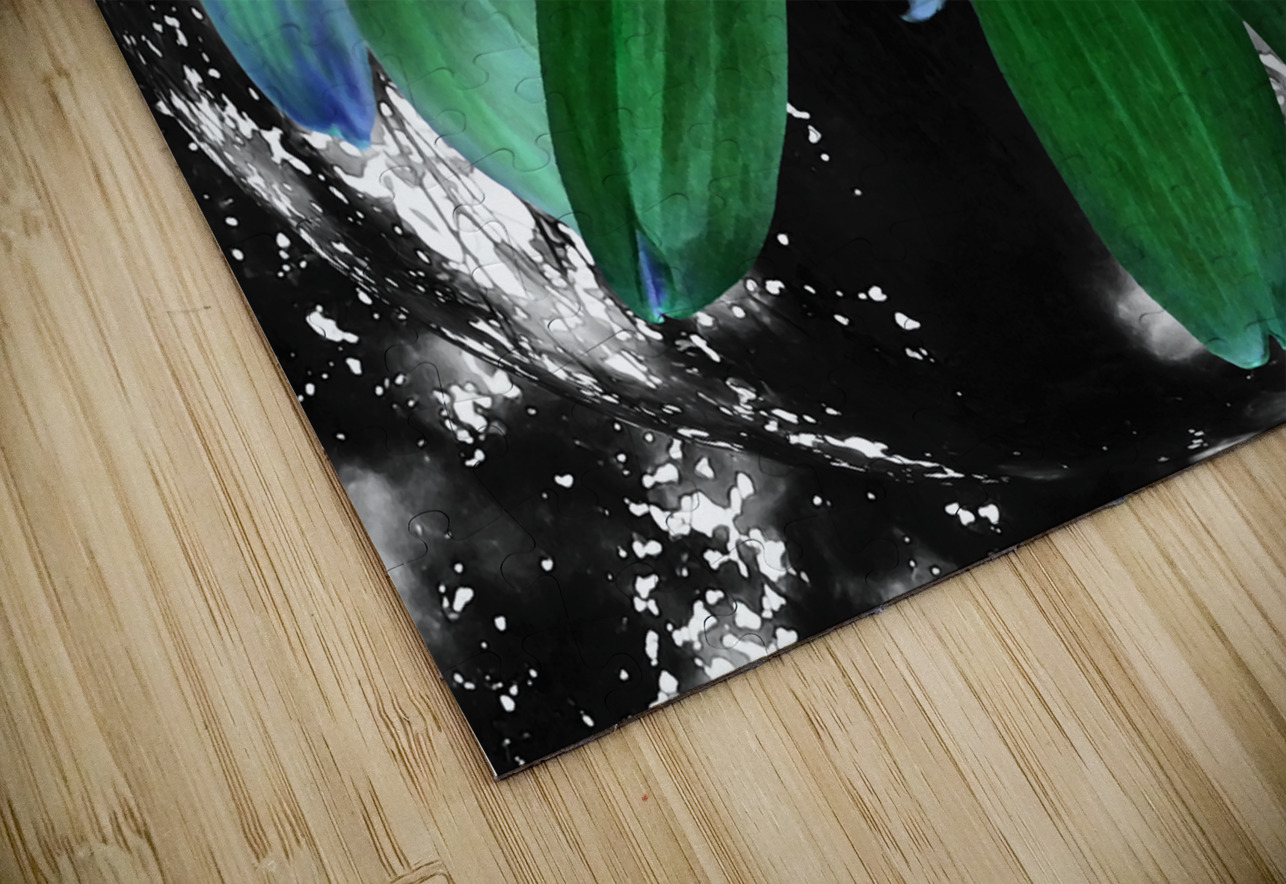  Abstract Green Cone Flower Catriona Roberts Nature Photography and Designs Puzzle