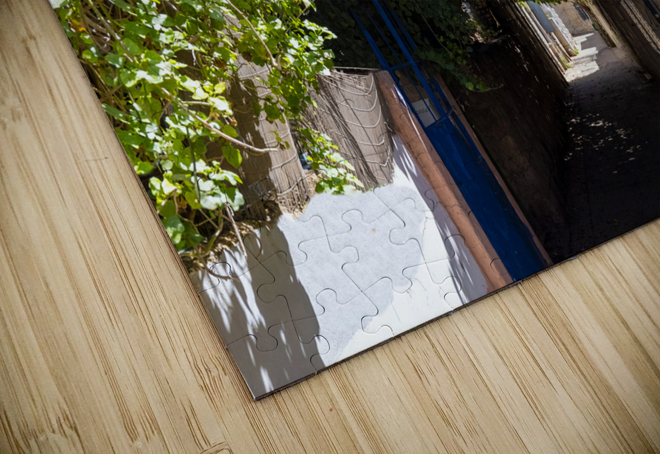 Israel Jerusalem old narrow streets of Nahlaot historic neighborhood with many small synagogues Elijah Lovkoff Puzzle