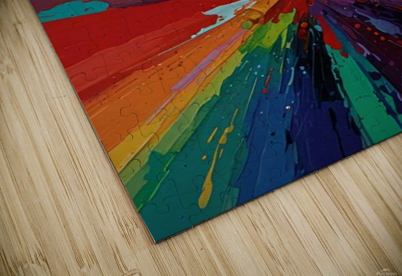 Mix colors with the beauty of life Mohamed Bakry Puzzle