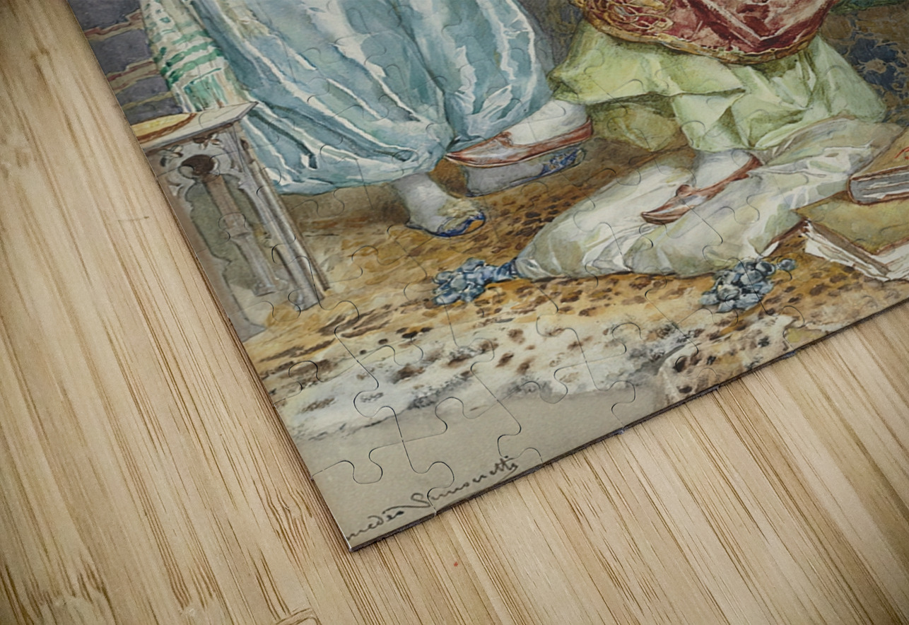 Teatime by Amedeo Simonetti [1874–1922] MyCozyFineArt Puzzle