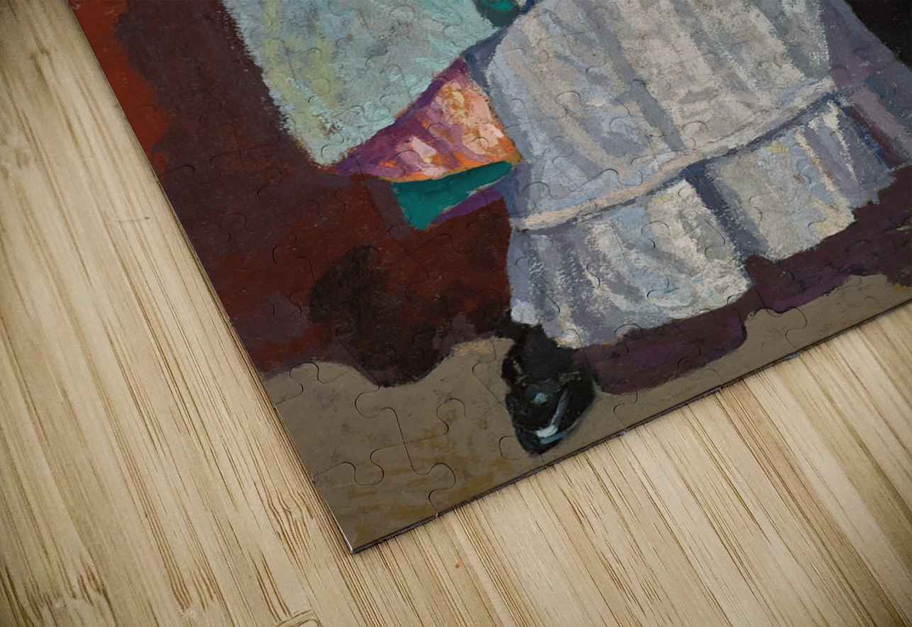 Zina Ogilvie. The artist’s wife. At the piano by Malcolm Drummond [1880–1945] MyCozyFineArt Puzzle