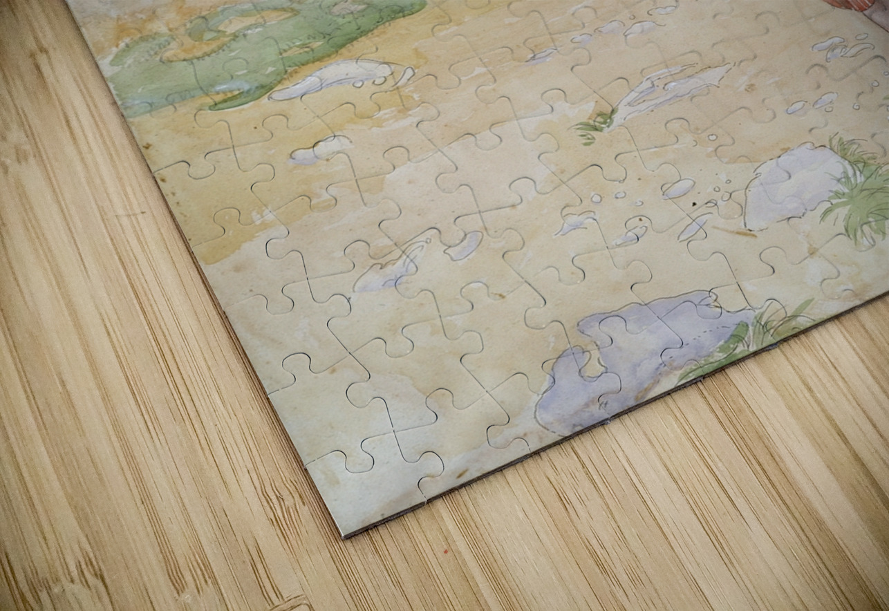 By the Cellar [1917] by Carl Larsson [1853–1919] MyCozyFineArt Puzzle