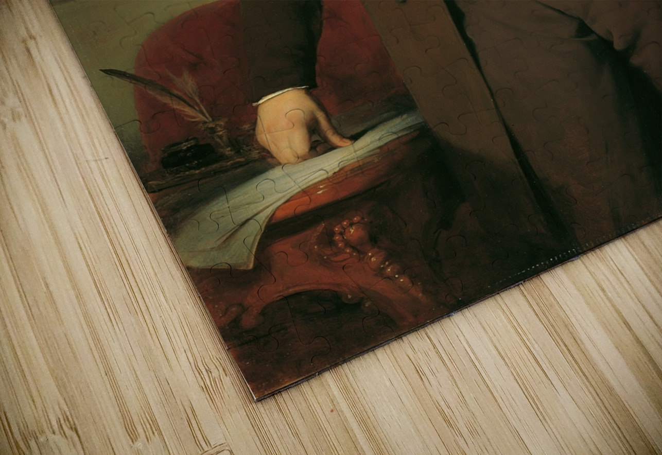 Der Industrielle Maximilian Todesco [1846] by Friedrich von Amerling [1803–1887] MyCozyFineArt Puzzle