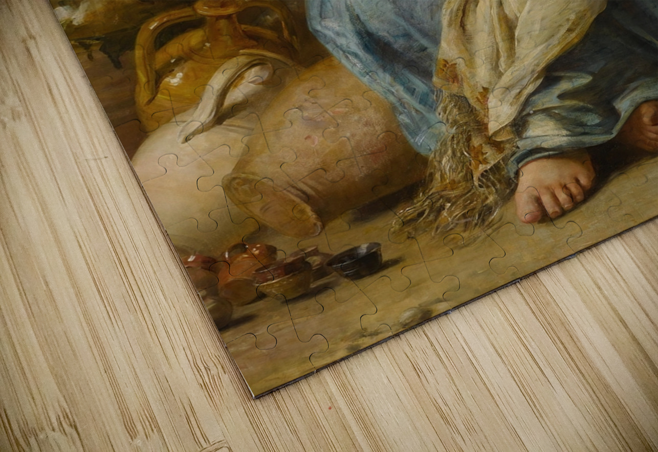 The Ionian Pottery Seller [1881] by Edwin Long [1829–1891] MyCozyFineArt Puzzle