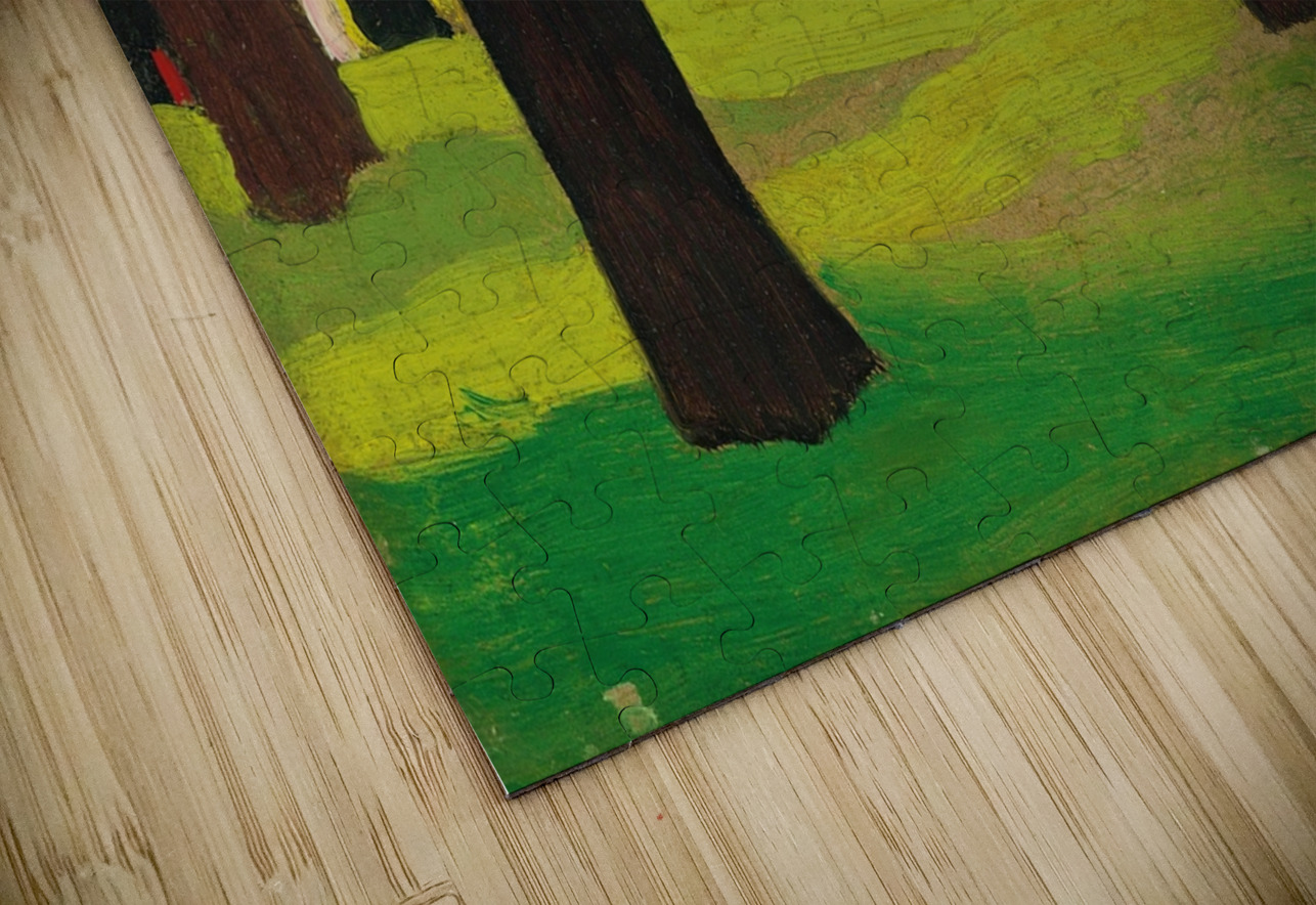 Le Banc Rose by Édouard Vuillard [1868–1940] MyCozyFineArt Puzzle