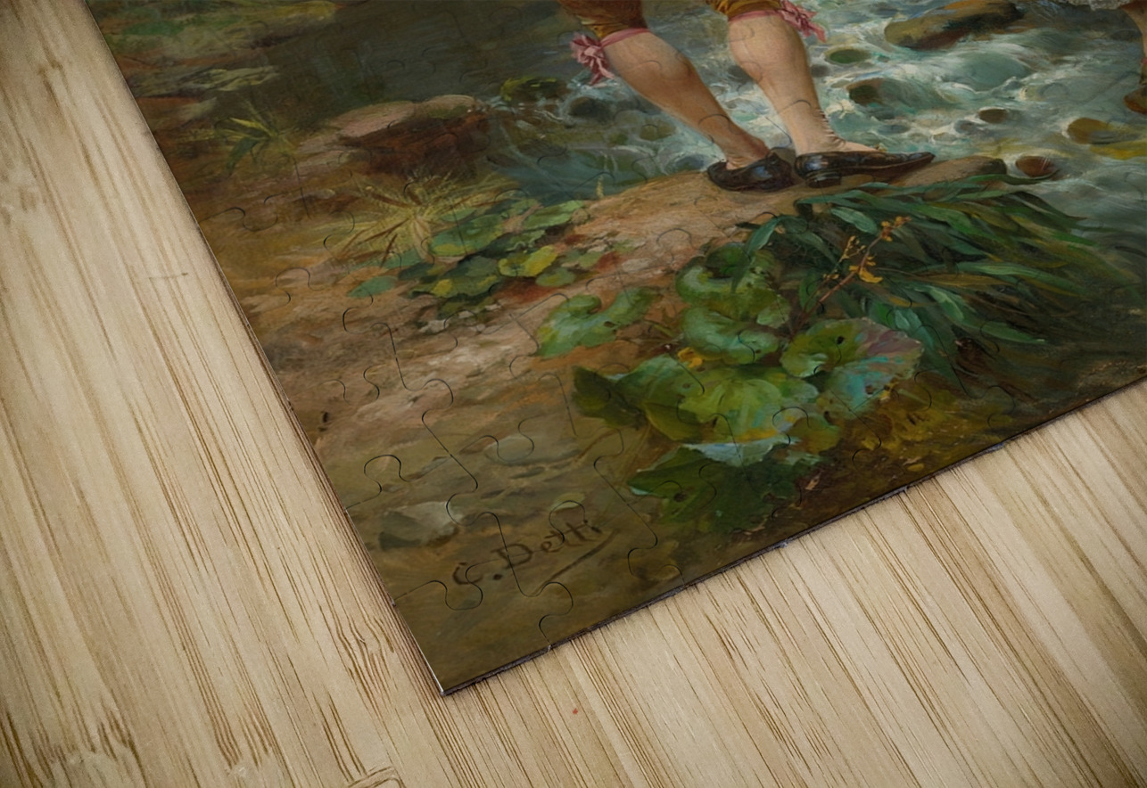 Très Galant by Cesare Auguste Detti [1847–1914] MyCozyFineArt Puzzle