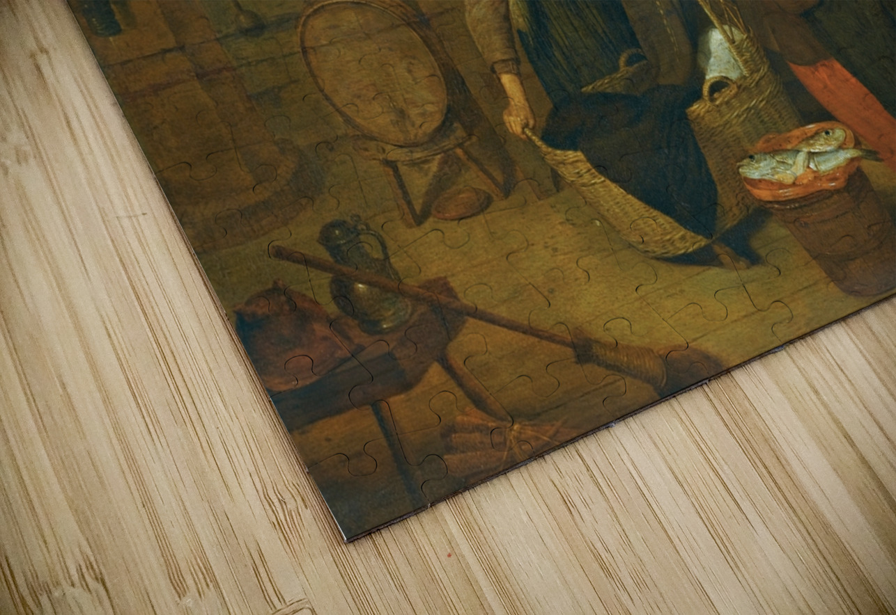 An Interior With a Woman Peeling Turnips by Quirijn Van Brekelenkam [1622–1669] MyCozyFineArt Puzzle