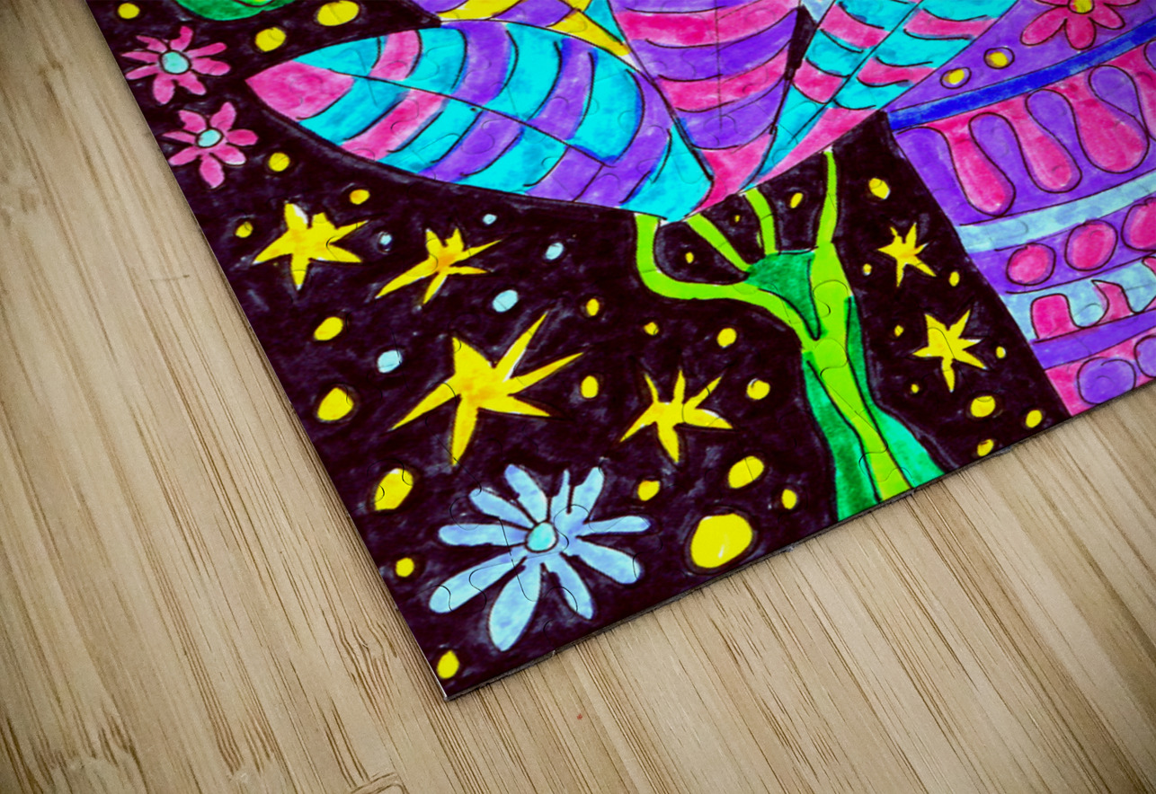 Abstract Whimsical Plants Catriona Roberts Nature Photography and Designs Puzzle