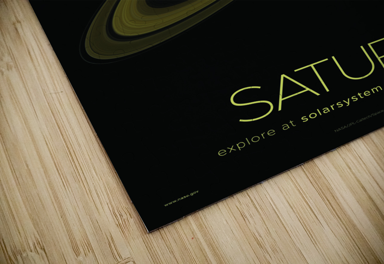 NASA Explore Posters - Saturn A AA Images Puzzle