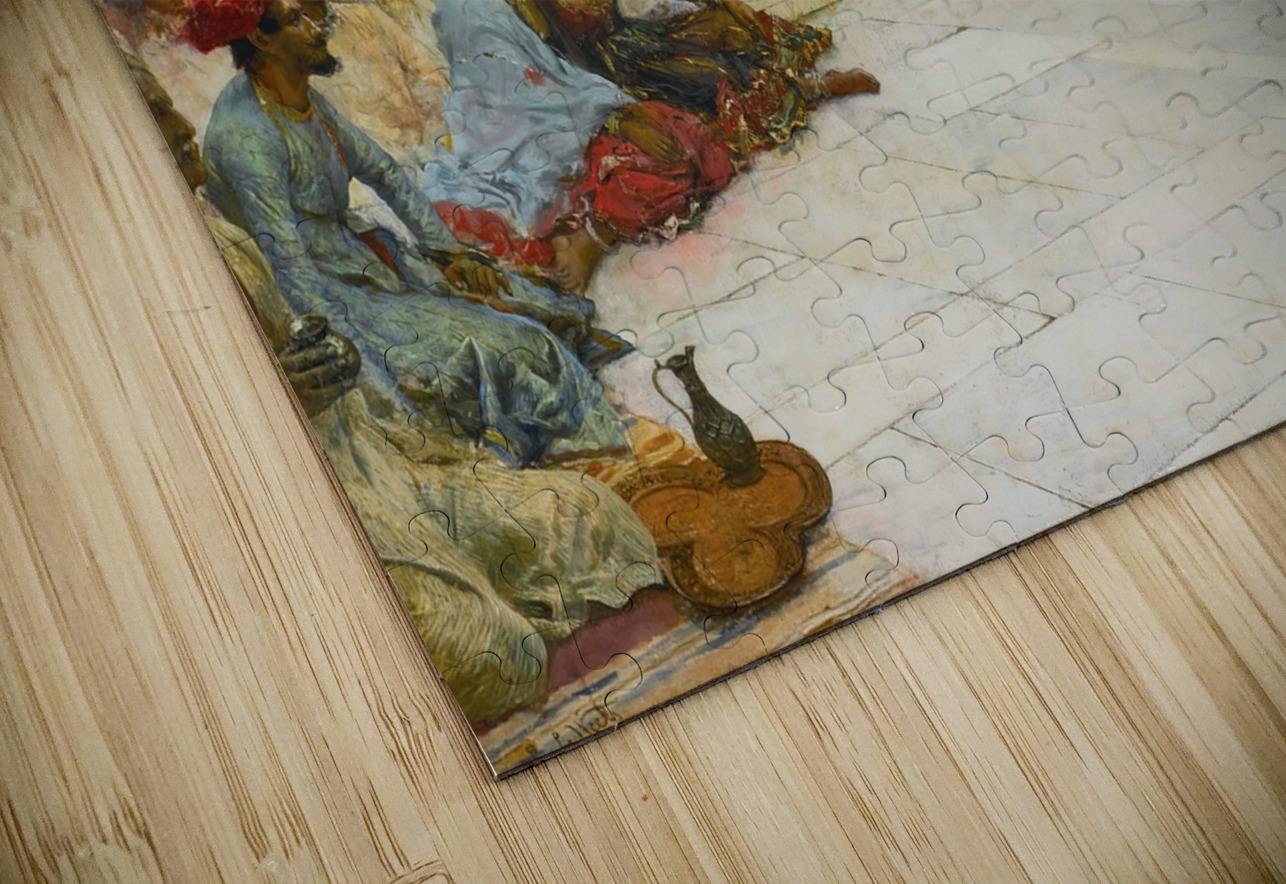 Dancing Girl. India by Edwin Lord Weeks [1849–1903] MyCozyFineArt Puzzle