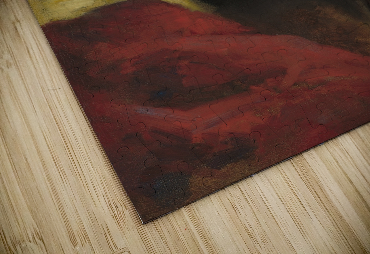 A Chief of Abyssinia [c. 1870] by Henri Regnault [1843–1871] MyCozyFineArt Puzzle