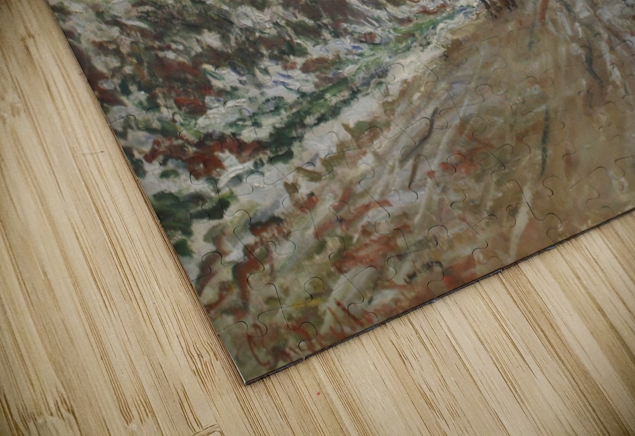 Village Street. Vétheuil [1879] by Claude Monet [1840–1926] MyCozyFineArt Puzzle