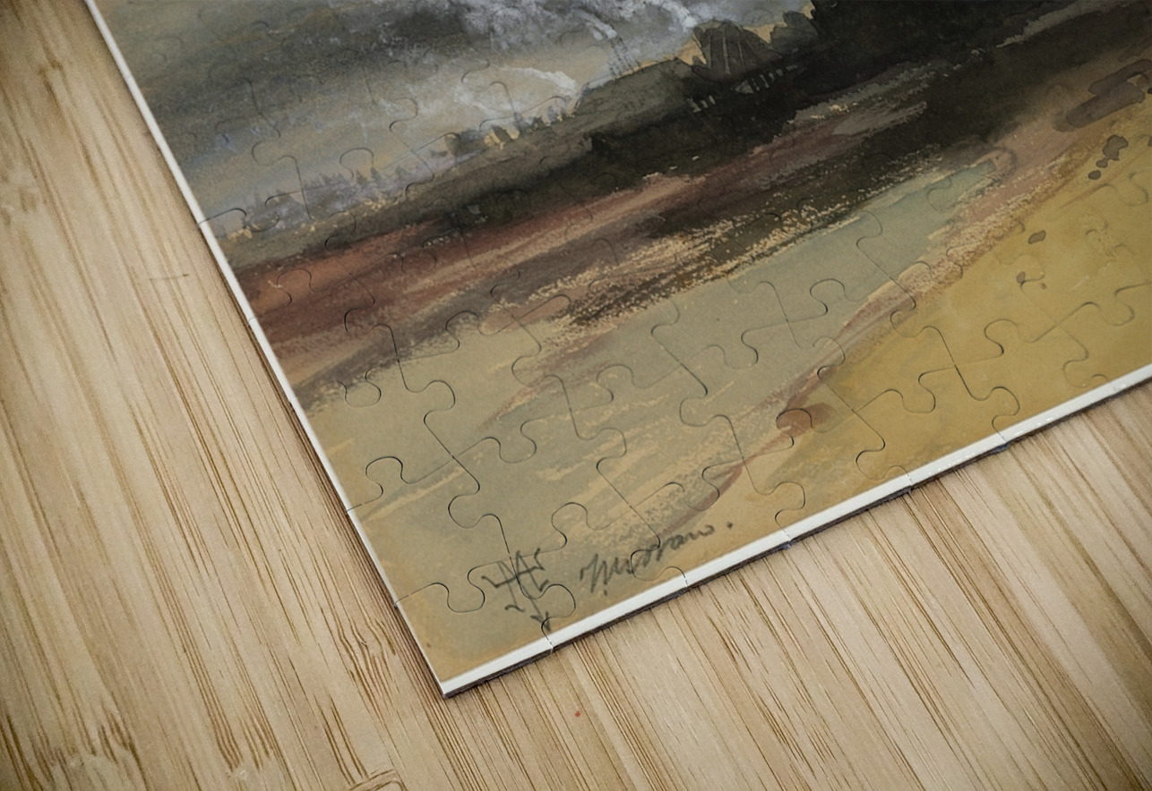 Smelting Works at Denver [1892] by Thomas Moran [1837–1926] MyCozyFineArt Puzzle