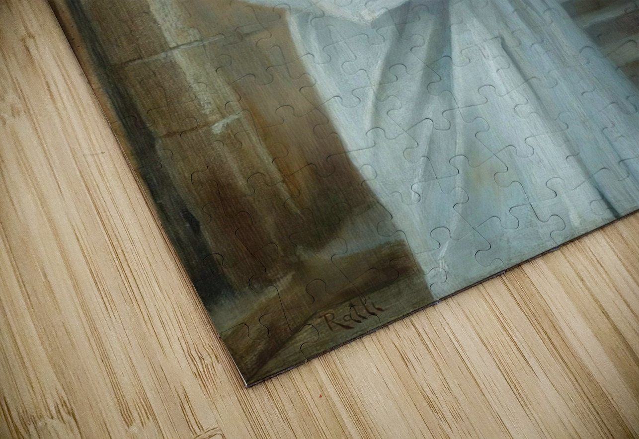 Young Girl. Jerusalem by Theodoros Ralli [1852–1909] MyCozyFineArt Puzzle