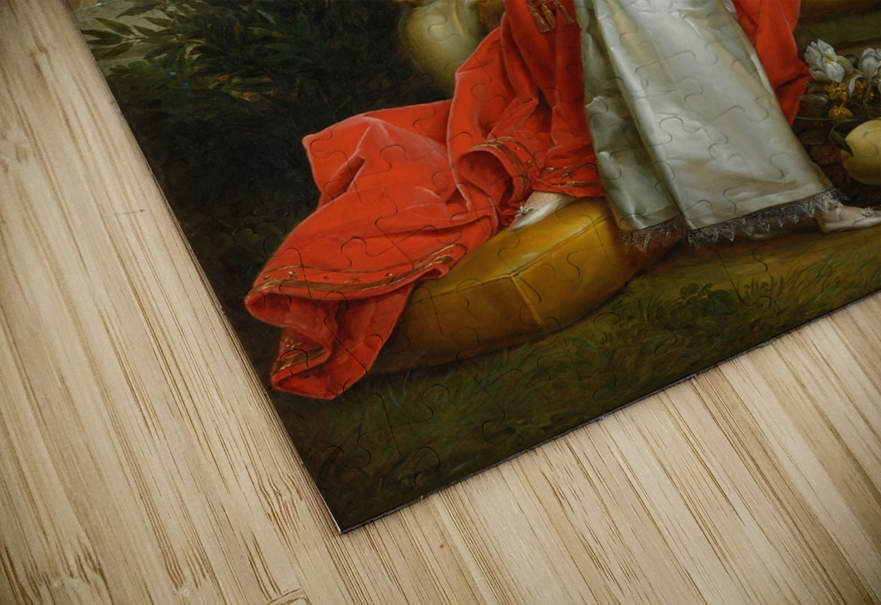 Elisa Bonaparte with her daughter Napoleona Baciocchi [1810] by François Gérard [1770–1837] MyCozyFineArt Puzzle