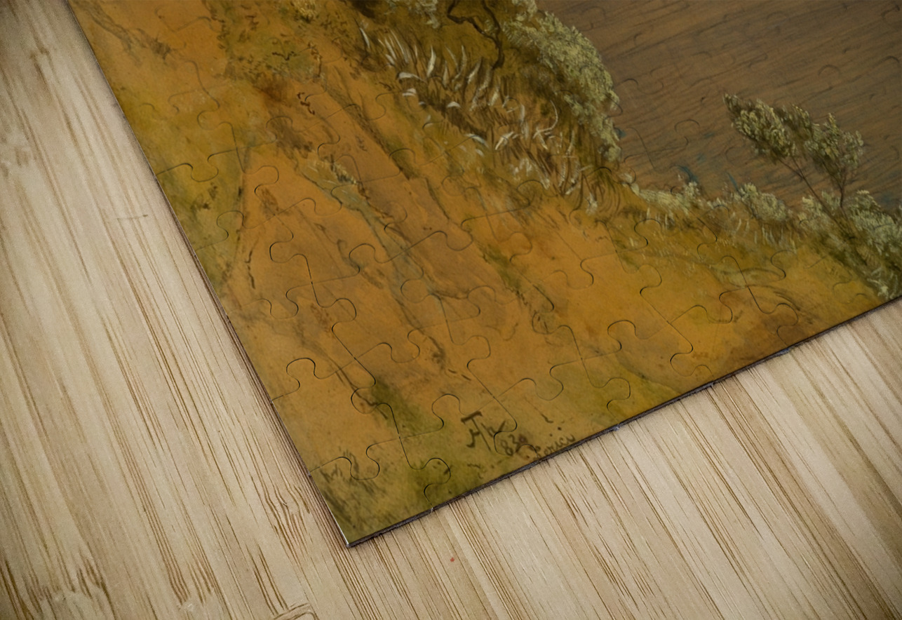 Bei Lerici am Golf von La Spezia [1883] by Hans Thoma [1839–1924] MyCozyFineArt Puzzle