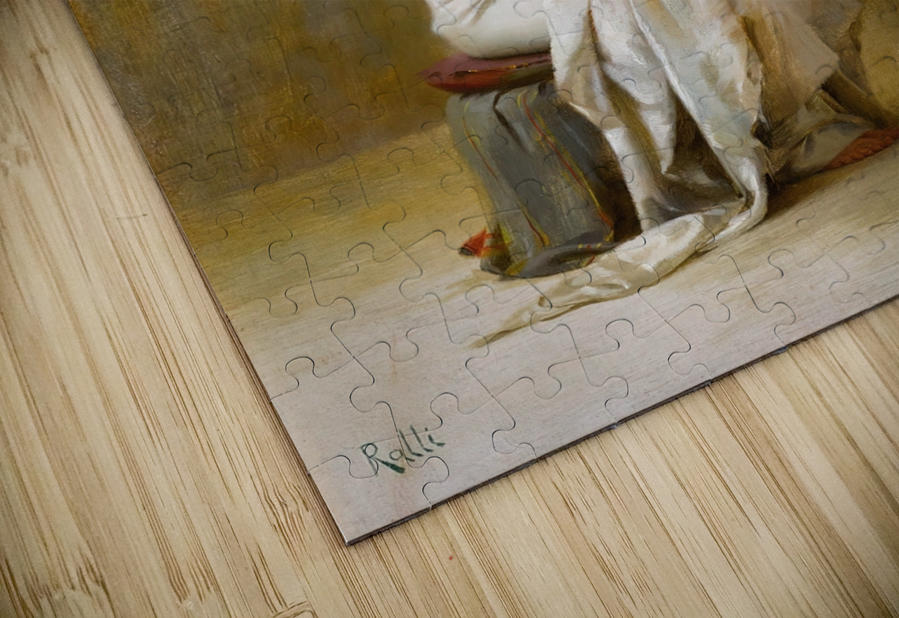 After The Bath by Theodoros Ralli [1852–1909] MyCozyFineArt Puzzle