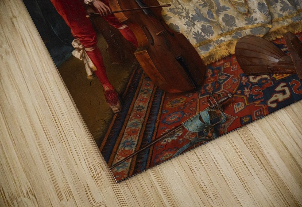 The Practice Recital by Adolphe–Alexandre Lesrel [1839–1929] MyCozyFineArt Puzzle