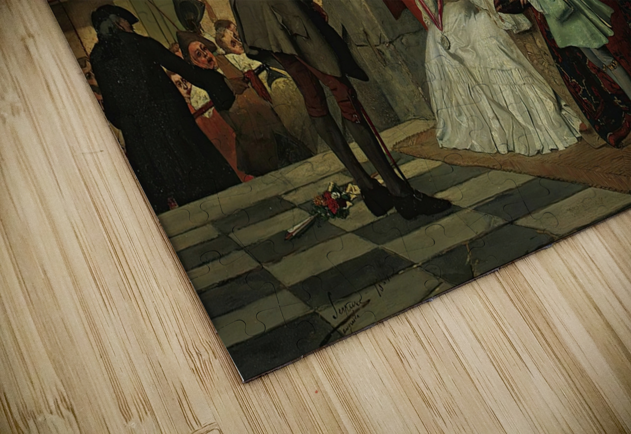 The Prize Winner [1864] by Auguste Serrure [1825–1903] MyCozyFineArt Puzzle