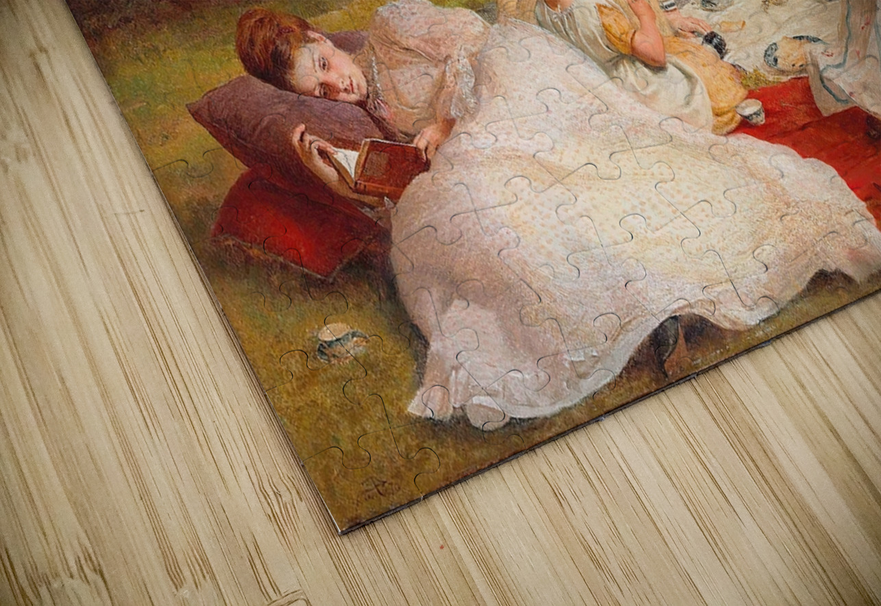 The Picnic [1870] by James Archer [1822–1904] MyCozyFineArt Puzzle