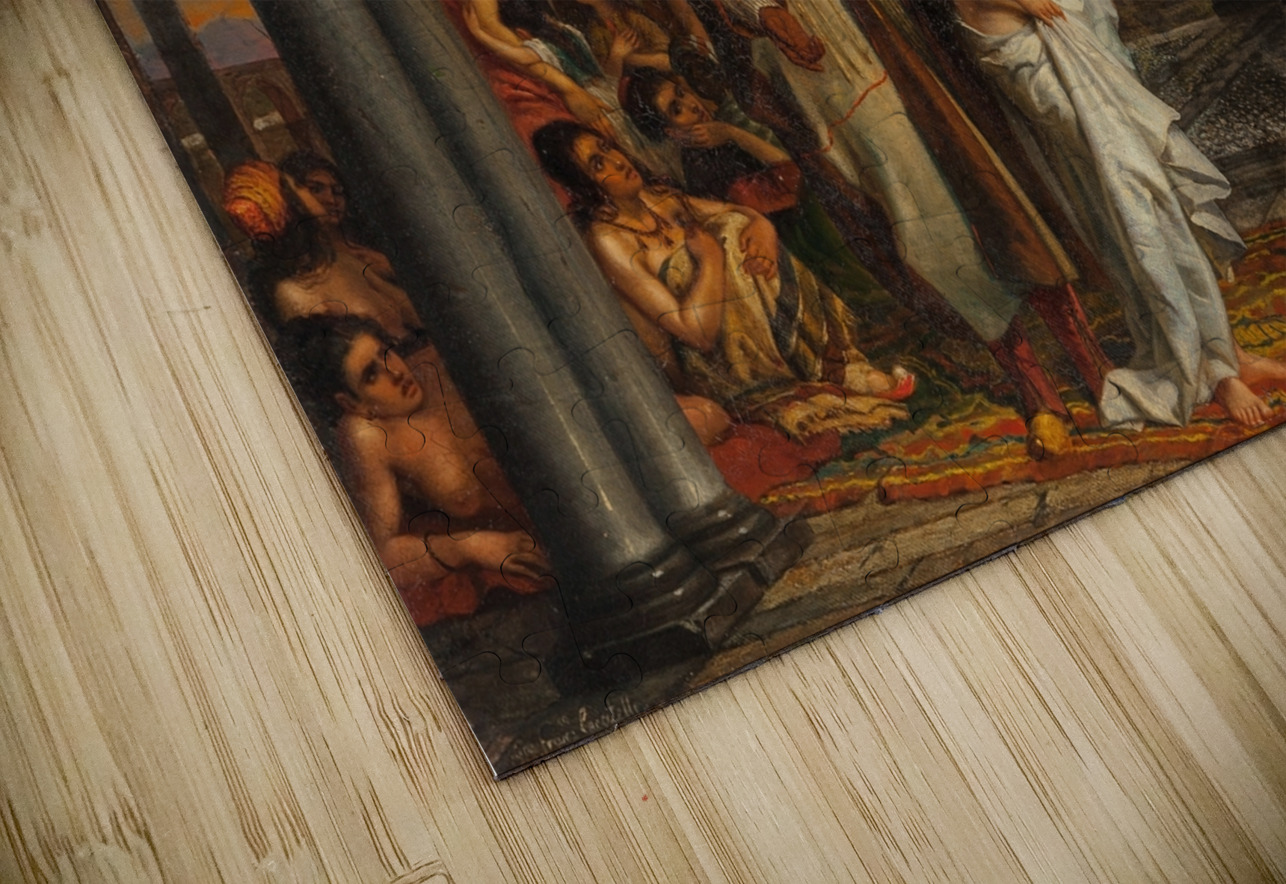 Dusk of Constantinople by Giovan Francesco Locatelli [1810–1882] MyCozyFineArt Puzzle