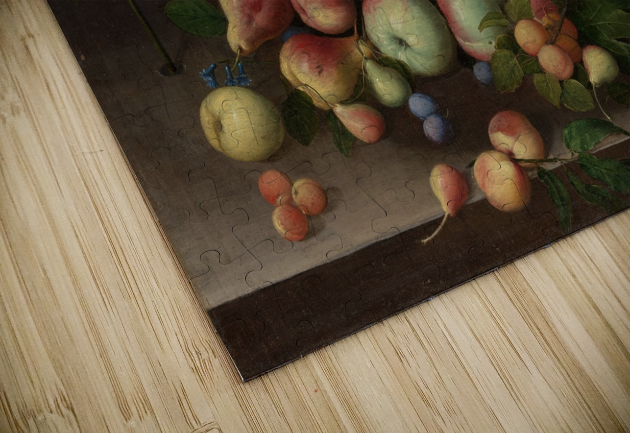 Fruit and Flowers [ca. 1630] by Orsola Maddalena Caccia [1596–1676] MyCozyFineArt Puzzle