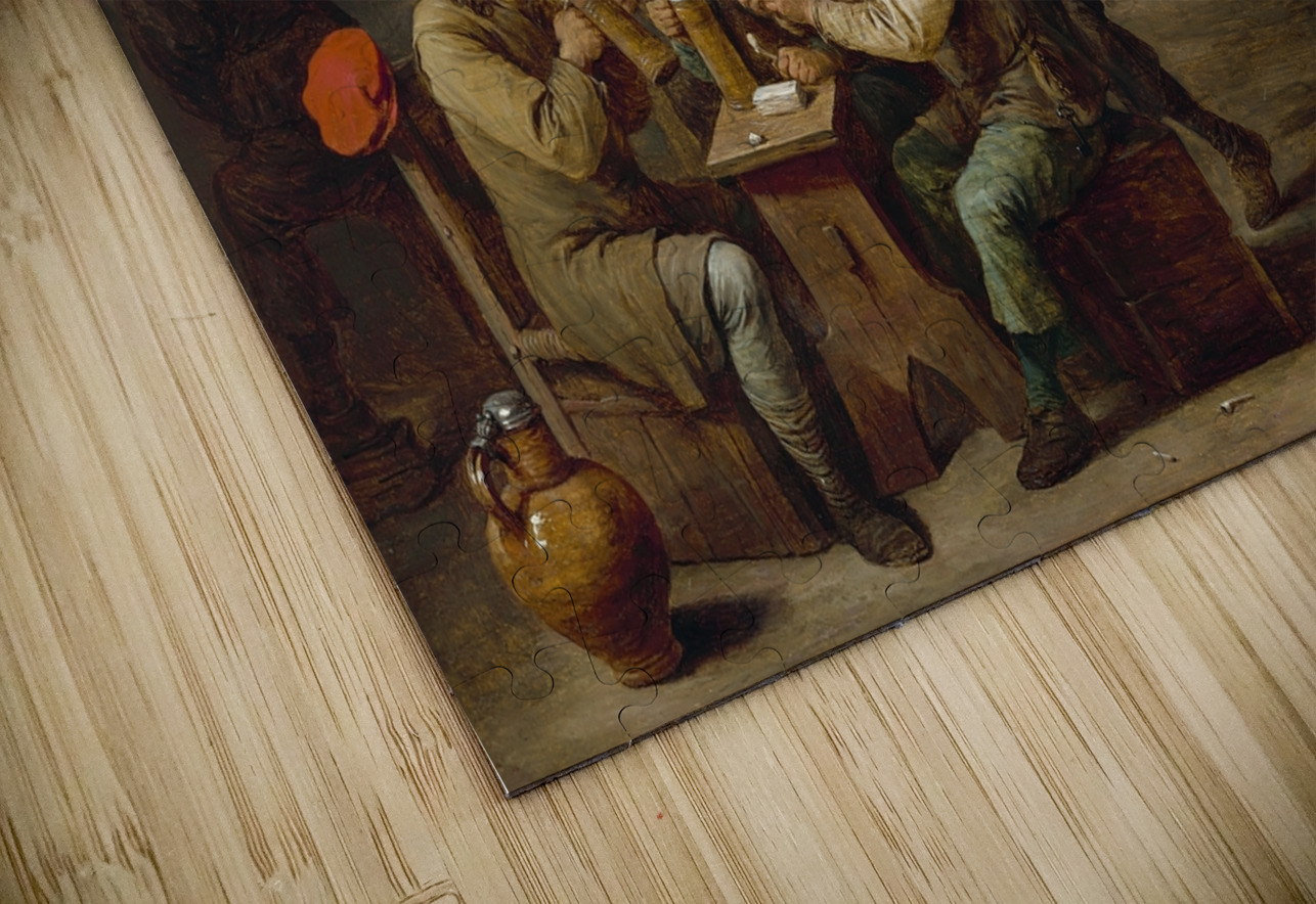 Tavern Scene [1658] by David Teniers The Younger [1610–1690] MyCozyFineArt Puzzle