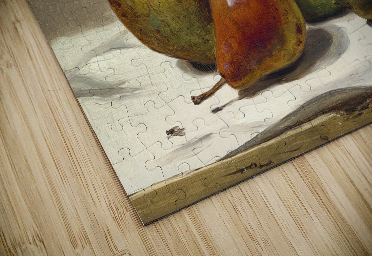 Three Pears and an Apple [1857] by David Johnson [1827–1908] MyCozyFineArt Puzzle
