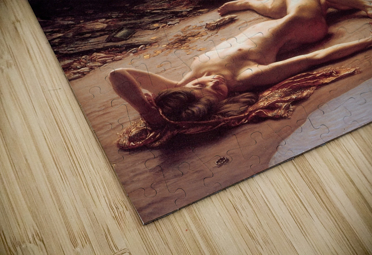 Cave of The Storm Nymphs [1903] by Edward John Poynter [1836–1919] MyCozyFineArt Puzzle