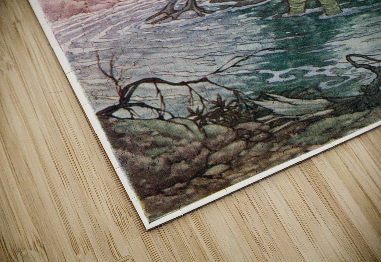 Curdie had again and again to carry her [1949] by Charles Folkard [1878–1963] MyCozyFineArt Puzzle