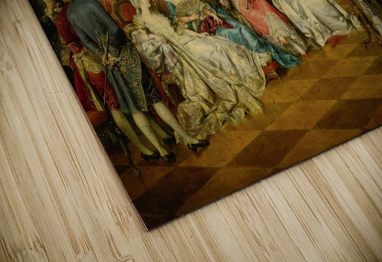 The Recital by Carl Schweninger. Jr [1854–1903] MyCozyFineArt Puzzle