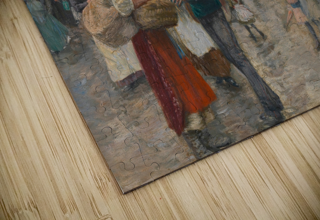 Die Favoritenlinie [im Jahre 1890] [1913] by Wilhelm Gause [1853–1916] MyCozyFineArt Puzzle