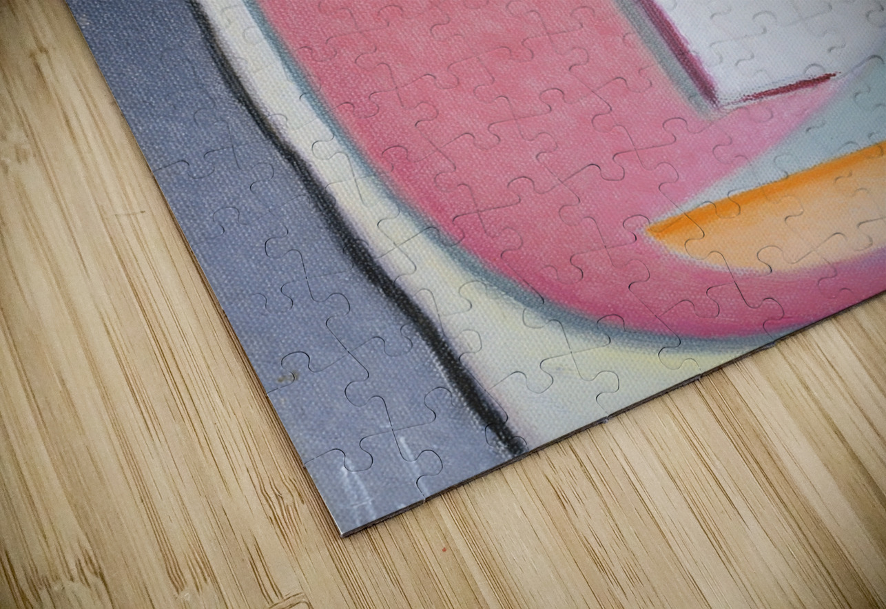 Abstract Head. Symphony in Pink [1929] by Alexej von Jawlensky [1864–1941] MyCozyFineArt Puzzle