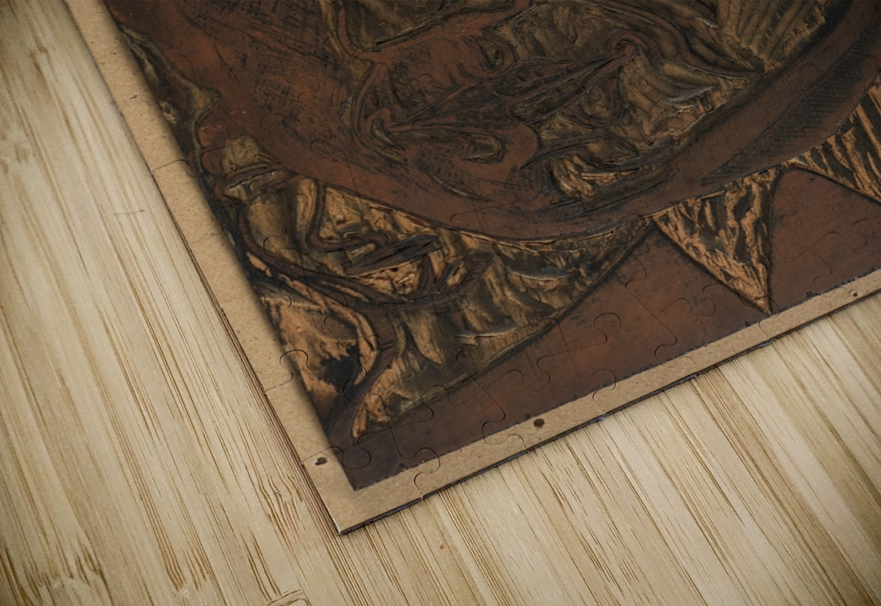 Kopf Dr. Bauer. Zeichnungsstock [1933] by Ernst Ludwig Kirchner [1880–1938] MyCozyFineArt Puzzle