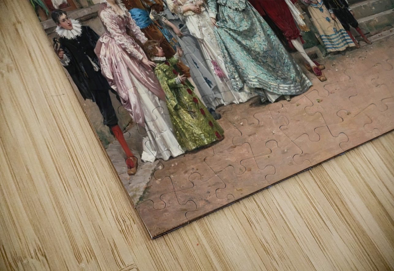 Les Noces D’argent [1879] by Adrien Moreau [1843–1906] MyCozyFineArt Puzzle