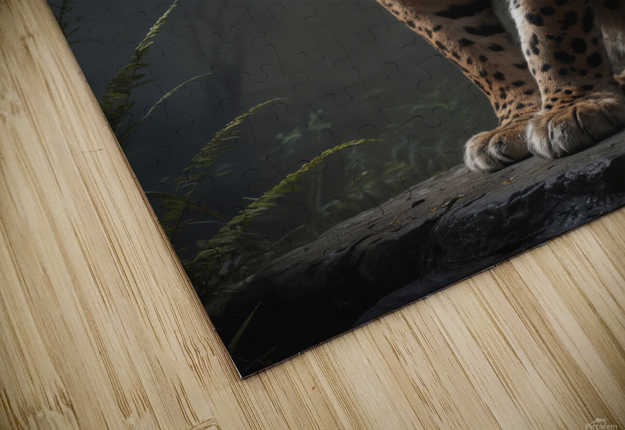 Majestic Leopard in Forest Light Wildscape Creations Puzzle