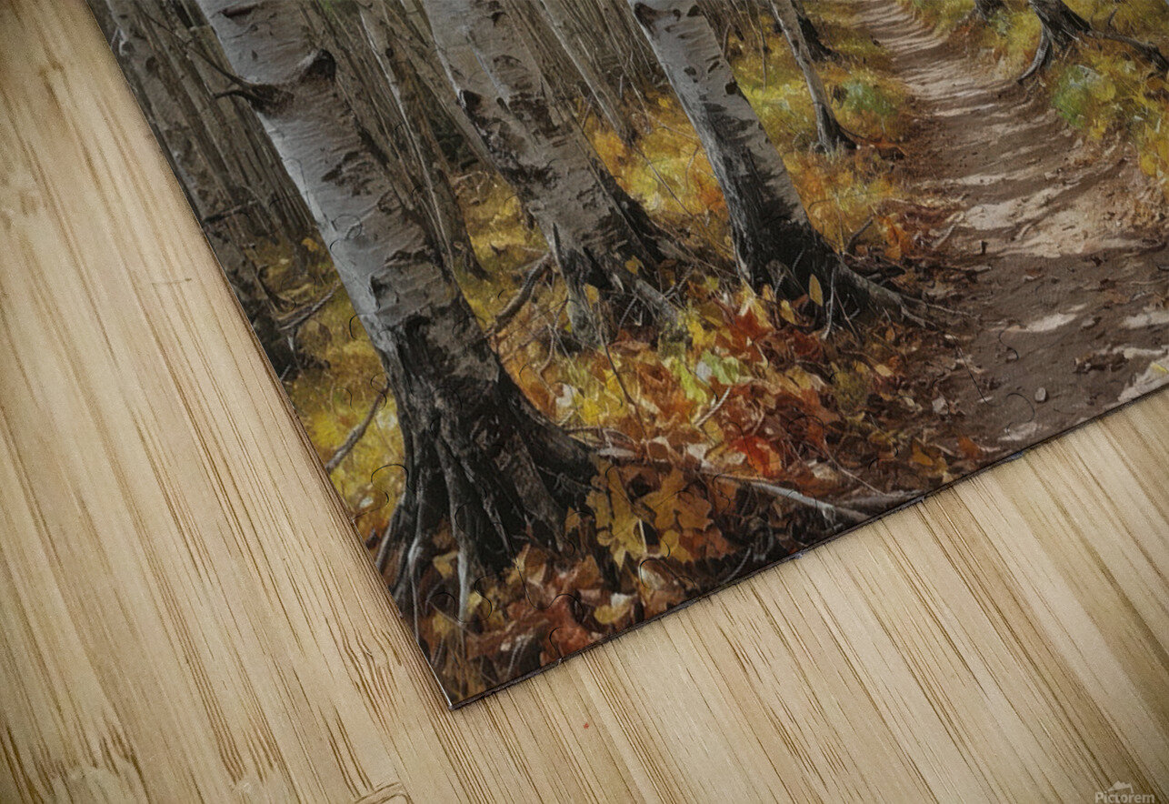 Autumn Forest Path with Vibrant Foliage Wildscape Creations Puzzle