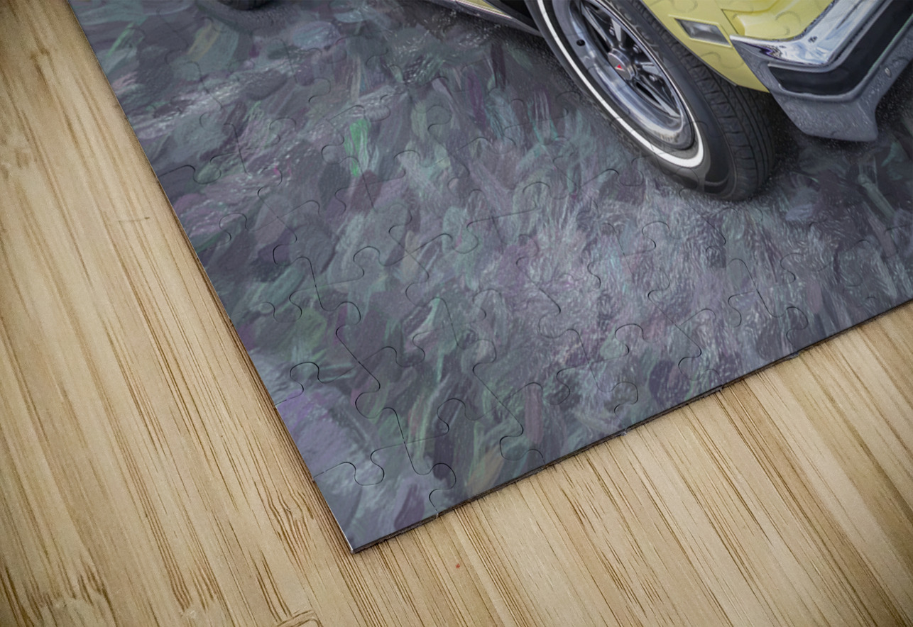 1975 Yellow Pontiac Grandville Brougham Convertible X1 10 Rich Franco Puzzle