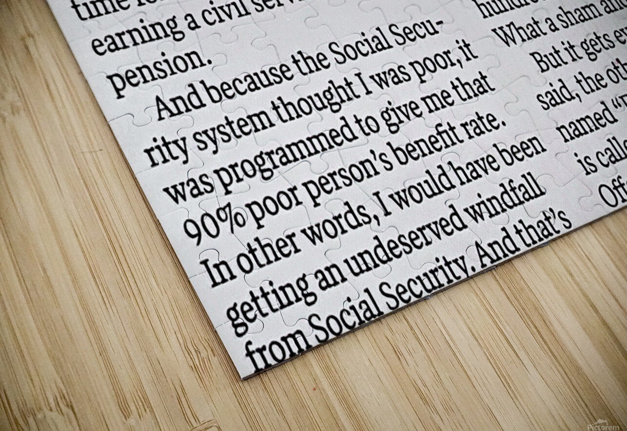 Bee on newspaper text Creative Endeavors - Steven Oscherwitz Puzzle