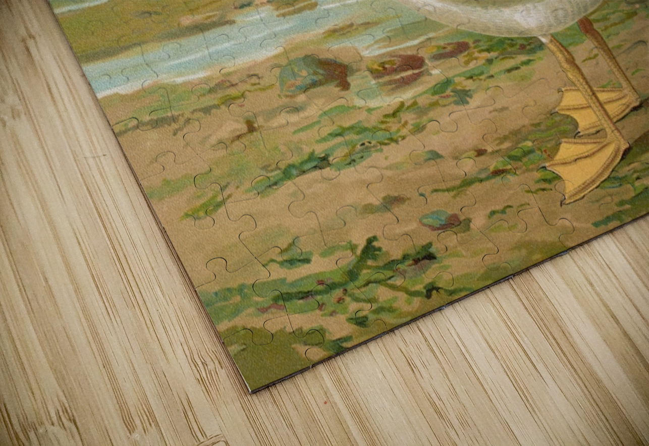 Diomedea melanophrys Boie. Schwarzzugeliger Albatros by Johann Friedrich Naumann [1780–1857] MyCozyFineArt Puzzle