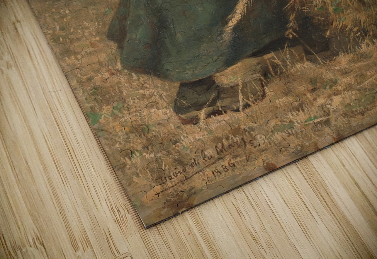 Schoven binden [1866] by David De La Mar [1832–1898] MyCozyFineArt Puzzle