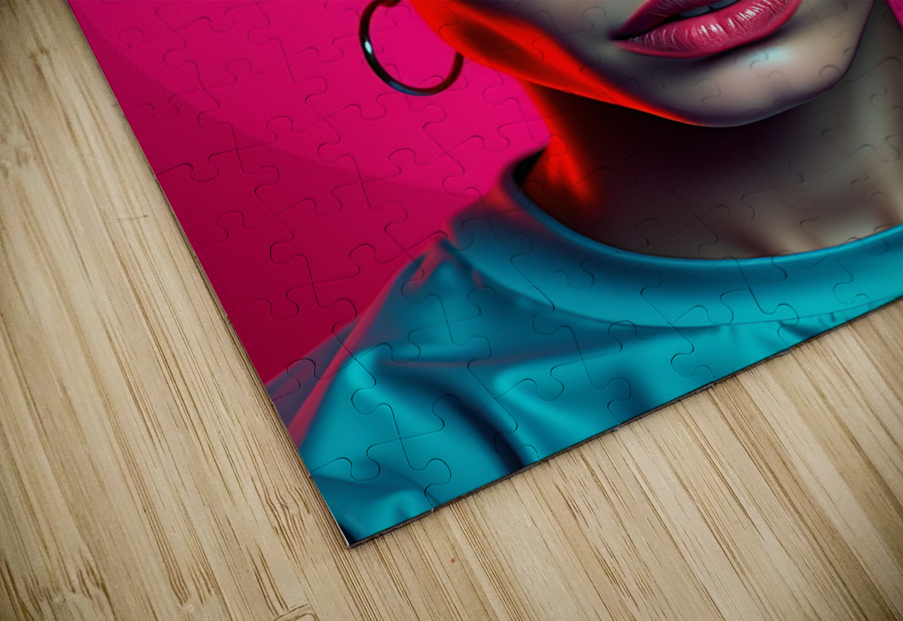 Digital Portrait 12 Esmonbijouart Puzzle