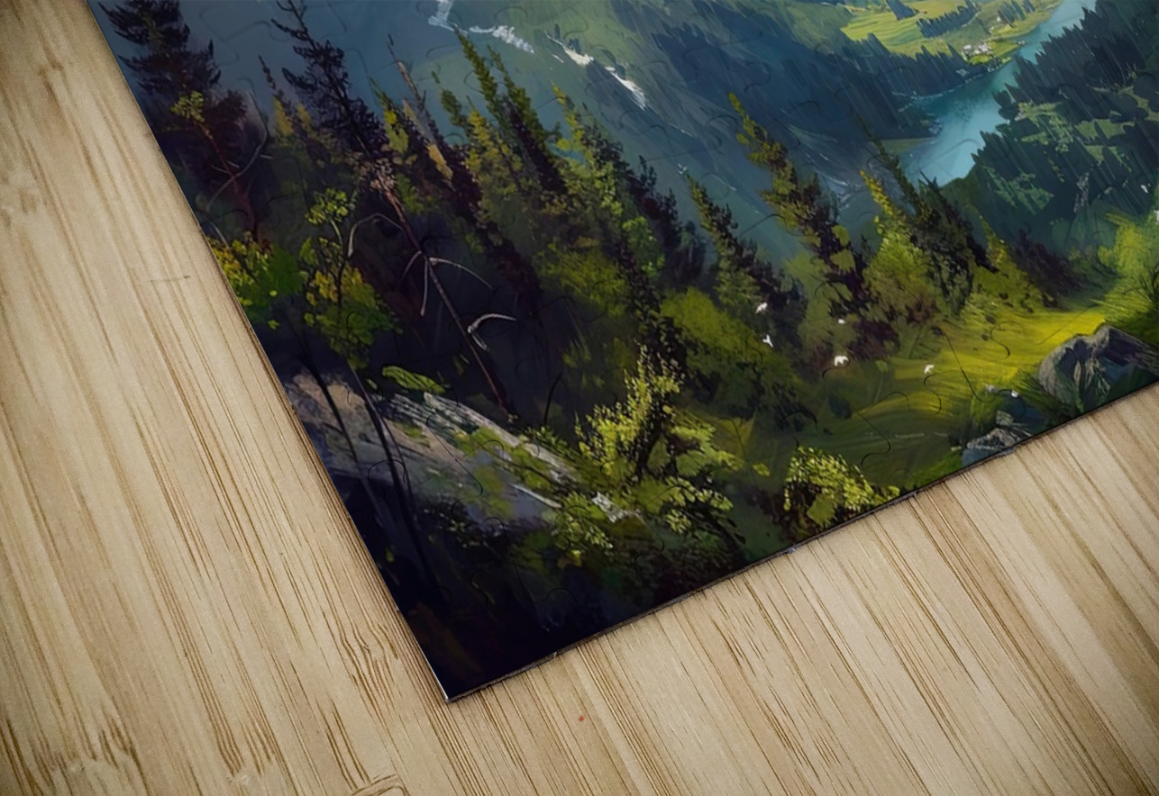 Alpine Valley Vista H29NJP 55 Abstract Rebellion Puzzle