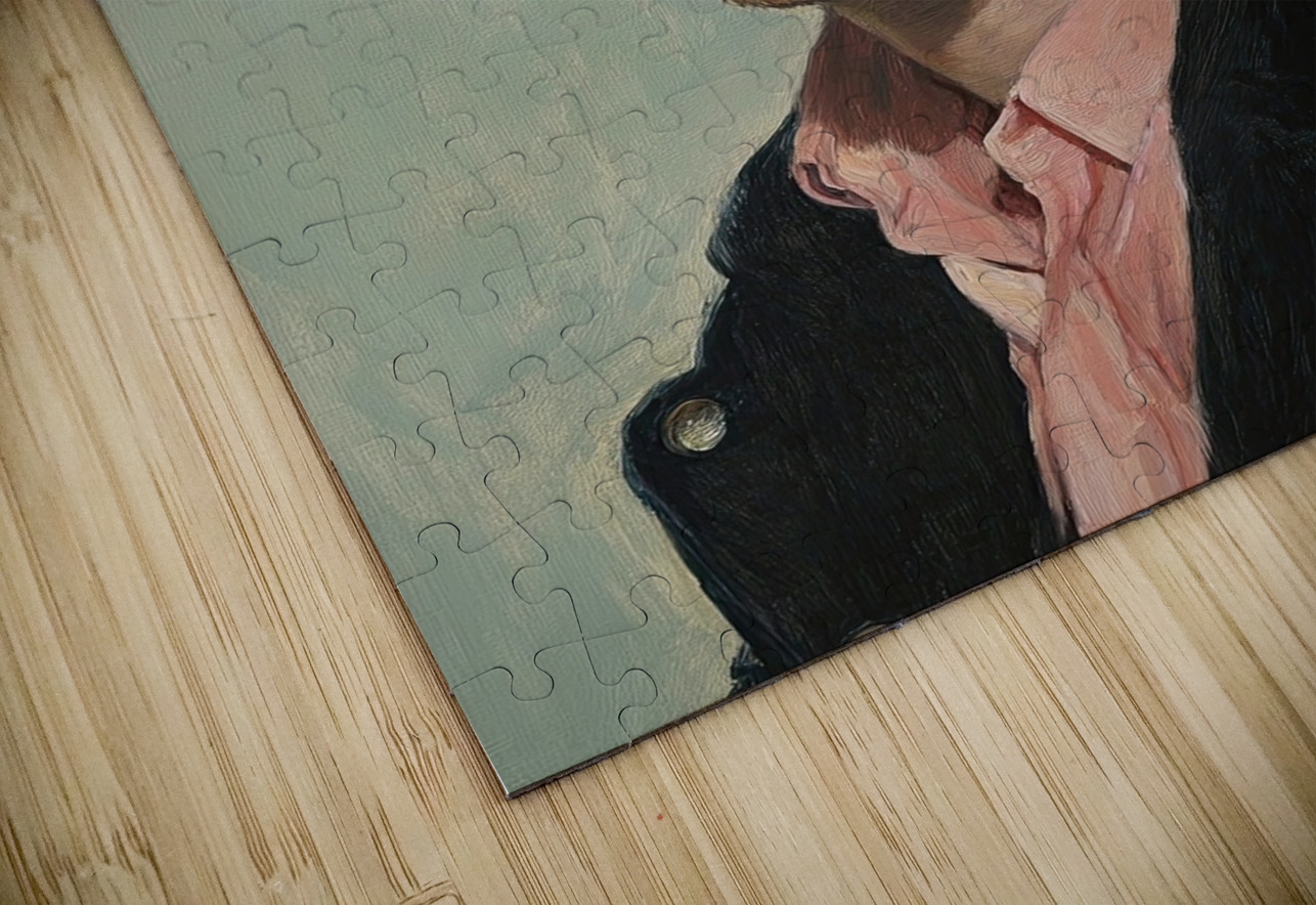 Auburn Gaze Portrait H92N5Z 58 Abstract Rebellion Puzzle